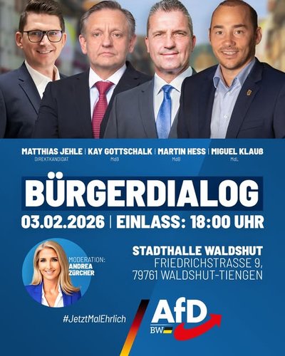 Event-Flyer Wahlkampfauftakt der AfD Waldshut-Tiengen